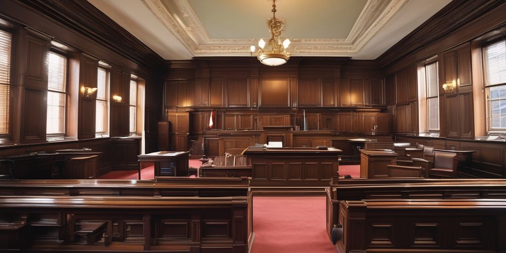 small claim solicitors in a courtroom